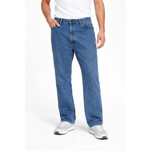 Rustler Men's‎ Classic Fit Blue Denim Jeans Size 44x30 Straight Leg Pants